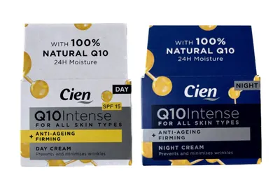 Cien Q10 Intense For All Skin Types Anti-Ageing Firming Day Cream & Night Cream