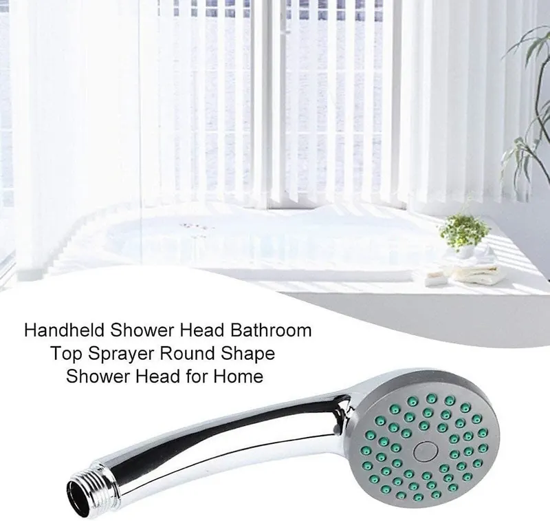 New 1 Function Bathroom Shower Head Chrome Spray Hose Abs Universal Jet Bath